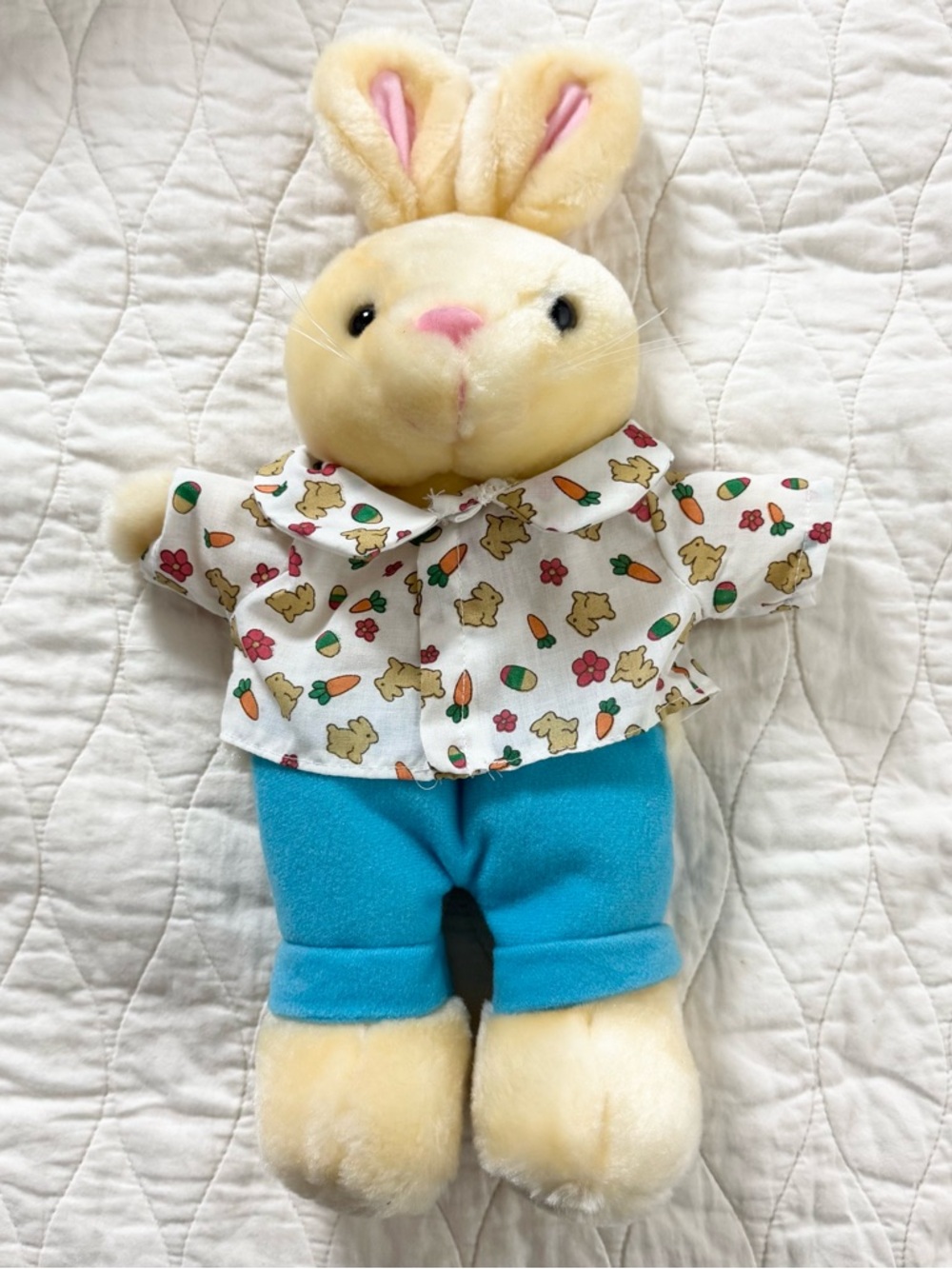 Vintage Sunny Bunny Mascot Puppet Addison Wesley Longman ISBN 0201385503 Plush